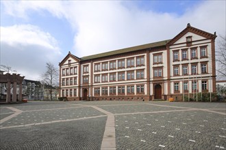 New town hall built in 1879, parade ground, Pirmasens, Palatinate Forest, Rhineland-Palatinate,