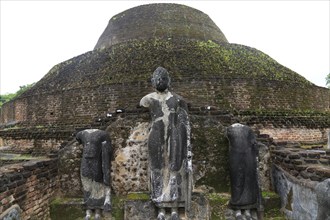 Pabula Vihara temple, UNESCO World Heritage Site, the ancient city of Polonnaruwa, Sri Lanka, Asia