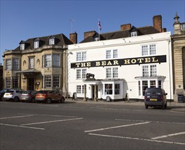 Historic buildings The Bear Hotel, Devizes, Wiltshire, England, UK