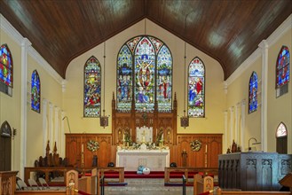 St Paul's Episcopal Church interior chancel Key West USA