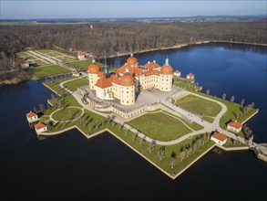 Moritzburg Castle is located in the municipality of Moritzburg near Dresden. The hunting lodge,