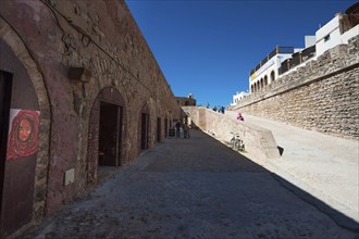 Old town with fortress wall in the port city, city, tourism, travel, holiday, city trip, city trip,