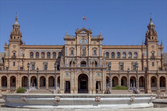 Plaza de Espana (Spain Square), built in 1928 for the Ibero-American Exposition of 1929, landmark