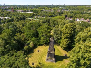 The Mechtenberg in Essen, one of the few natural elevations from the ice age in the Ruhr area, was