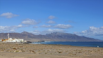 The small town of Puerto de la Cruz (also known as Puertito), Jandia peninsula, Fuerteventura,