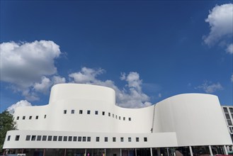 The theatre, after renovation, shortly in front of reopening, Düsseldorf, North Rhine-Westphalia,