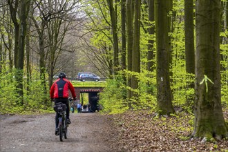 The Sterkrader Wald in Oberhausen, at the Oberhausen motorway junction, where the A2/A3A/A516 meet,