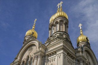 Russian Orthodox Church, Neroberg, Wiesbaden, Hesse, Germany, Europe