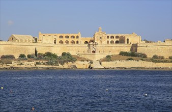 Fort Manoel, Manoel Island, Valletta, Malta view from the sea