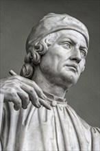 Arnolfo di Cambio, builder of the cathedral, sculpture, monument, architecture, Florence, Italy,