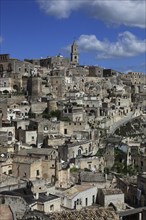 Old town, Sassi, Sassi di Matera cave settlements, UNESCO World Heritage Site, Matera, Basilicata,