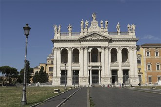 Main façade of the Lateran Basilica, Basilica San Giovanni in Laterano, Cathedral of the Diocese of