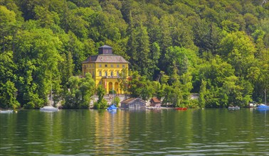 WDL Jugendschloss Starnberger See am Seeufer, Berg, Lake Starnberg, Bavarian Alpine Foreland, Upper