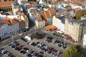 New market in the old town of Stralsund, 12/09/2016