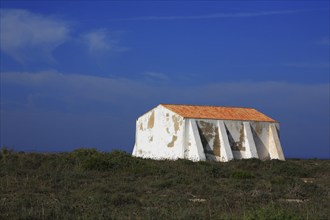 Historic assembly and court hall in the Fortaleza de Sagres, Vila do Infante, Sagres, Algarve,