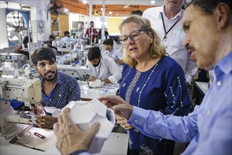 Svenja Schulze (SPD), Federal Minister for Economic Cooperation and Development, visiting Anwar