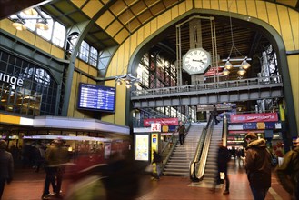 Europe, Germany, Hamburg, City, Central Station, Wandelhalle, Hamburg, Hamburg, Federal Republic of