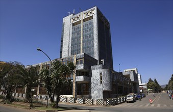 Addis Ababa, building in the city centre, Ethiopia, Africa