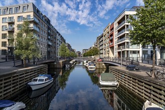 Sluseholmen neighbourhood, on an artificial island, former industrial area, now a new residential