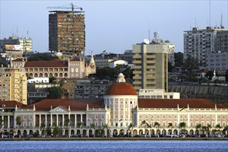 High-rise blocks in the business centre of Luanda, capital city of Angola, Southern Africa