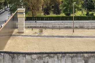 Berlin Wall Memorial, sight and reminder of the division by the Berlin Wall and of the fatalities