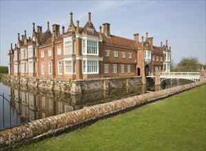 Helmingham Hall an historic moated manor house in Helmingham, Suffolk, England with origins from