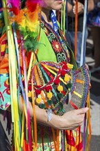 Political rally march on Columbus Day, Fiesta Nacional de España, October 12 2017, Madrid, Spain,