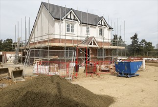 Bloor Homes new Longwood Fields housing development, Woodbridge, Suffolk, England, UK