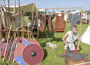 Stonham Barns History Alive event, Living History, Suffolk, England, UK 2019