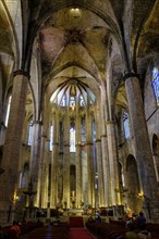 Basilica de Santa Maria del Mar, Barcelona, Catalonia, Spain, Europe