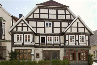 Half-timbered houses in Rietberg Germany