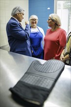 Svenja Schulze (SPD), Federal Minister for Economic Cooperation and Development, during a visit to