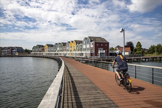 Small town of Houten near Utrecht, bicycles have priority in the town of 50, 000 inhabitants,