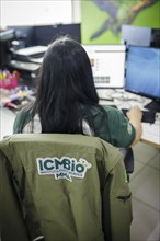 Employee of the national conservation authority ICMBio, Amazonia / Brazil. Santarem, 19.07.2024.