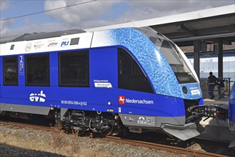 Europe, Germany, Lower Saxony, hydrogen train RB33 Cuxhaven, Bremerhaven, Bremervörde, Buxtehude,