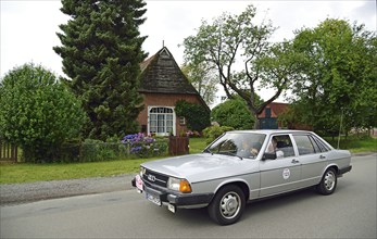 Europe, Germany, Lower Saxony, Lower Elbe Classics, classic car tour, Audi 100 GL, year of