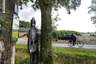 The so-called Green Border, at the former border crossing Grenzweg near Straelen-Kastanienburg and