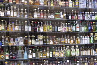 Sale of spirits, Prague, Czech Republic, Europe