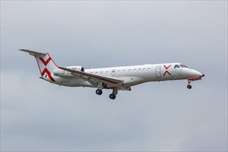 An Embraer 135 aircraft of JSX JetSuiteX with the registration number N268JX at Dallas Airport,