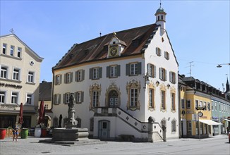 Old town hall from 1866, Fürstenfeldbruck, Upper Bavaria, Bavaria, Germany, Europe