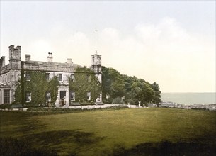 St Ives, Tregenna Castle, town in the county of Cornwall in England, Historical, around 1900,