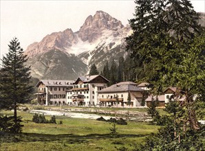 Schluderbach, district of the municipality of Toblach, and Croda Rosa formerly Tyrol,