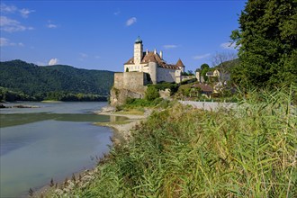 Schönbühel Castle, on the Danube, Schönbühel-Aggsbach, Wachau, Lower Austria, Austria, Europe