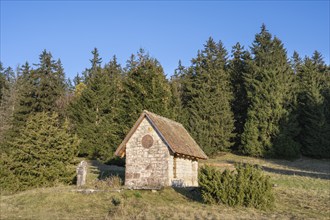 The limestone chapel built in 1861, called Steineberg Chapel, was completely rebuilt in 1993,