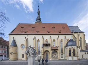 Late Gothic St. Johannis Church, Obere Kirchgasse, 5, Kitzingen, Lower Franconia, Bavaria, Germany,