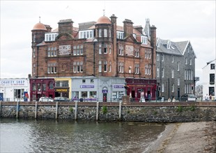 Columba Hotel on North Pier in Oban, Argyll and Bute, Scotland, UK