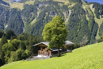 Gerstruben, a former mountain farming village in the Dietersbachtal valley near Oberstdorf, Allgäu