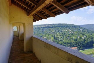 The Wenceslas Chapel with a view of the Dyje Valley, Old Town, Znojmo, Znojmo, Okres Znojmo, Kraj