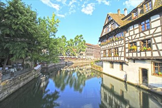 La Petite France, historic old town district of Strasbourg