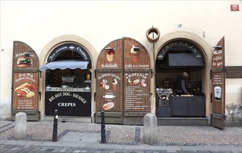 Cafe, bakery, bistro in the old town centre, Prague, Czech Republic, Europe